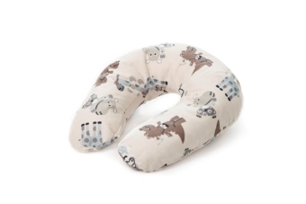 Bio Kinder Nackenhrnchen mit Bio Dinkelspelz - Flanell, Motiv Happy Child oder Pia